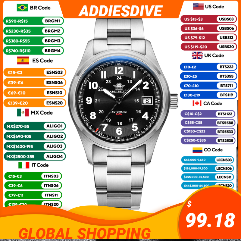 ADDIESDIVE Classic Automatic M - Anti Blue Light Film ulasan dan harga
