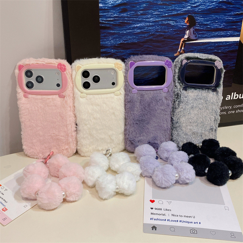 Luxury Solid Colors Furry Plus - Apple Iphone 15 ulasan dan harga
