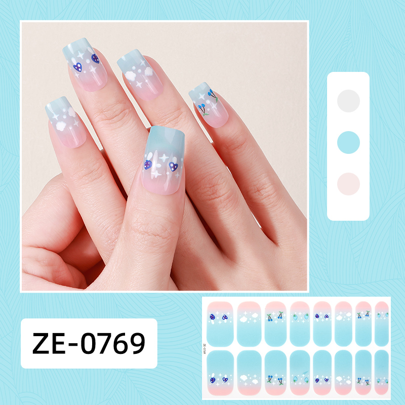 16Tips Full Cover Nail Sticker - Full Cover Adhesive ulasan dan harga