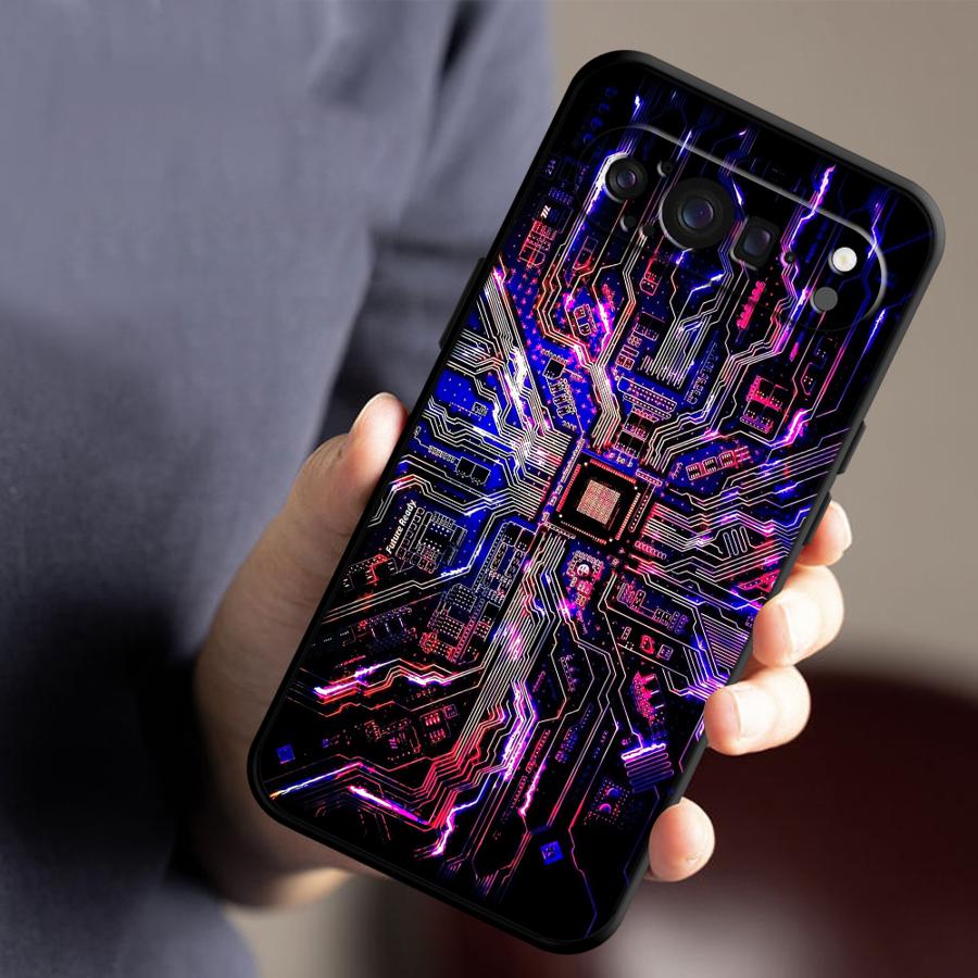 Retro Circuit Board Funda Phon - Google Pixel 8A ulasan dan harga