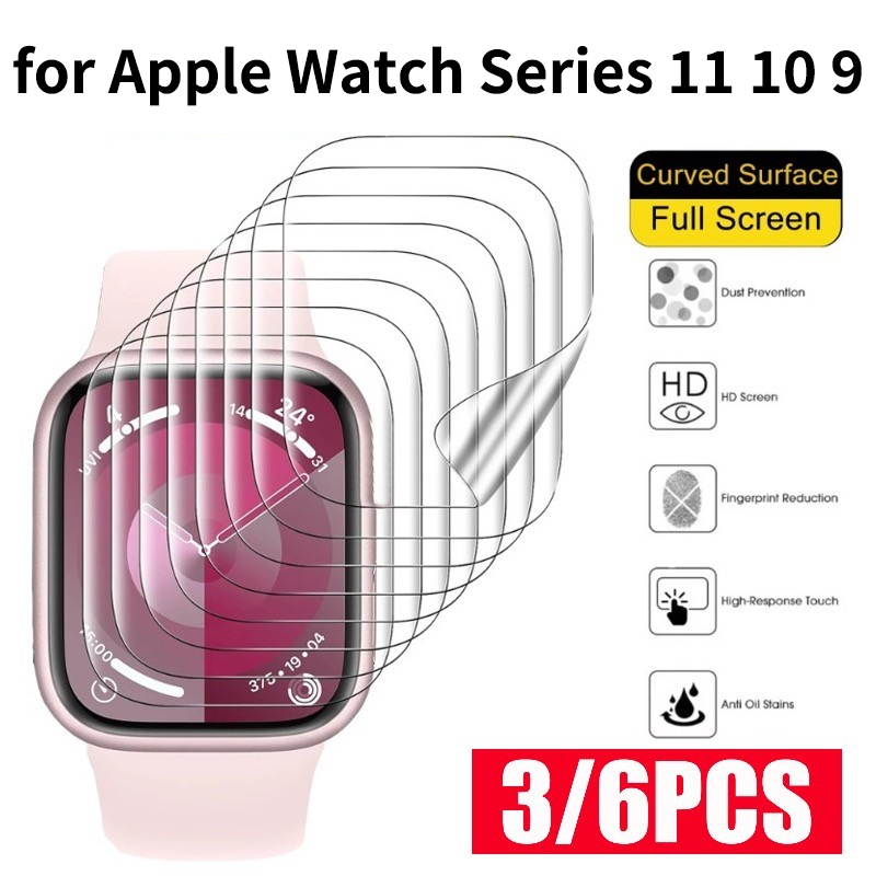 6pcs Screen Protector Film for - Smartwatch Screen Film ulasan dan harga